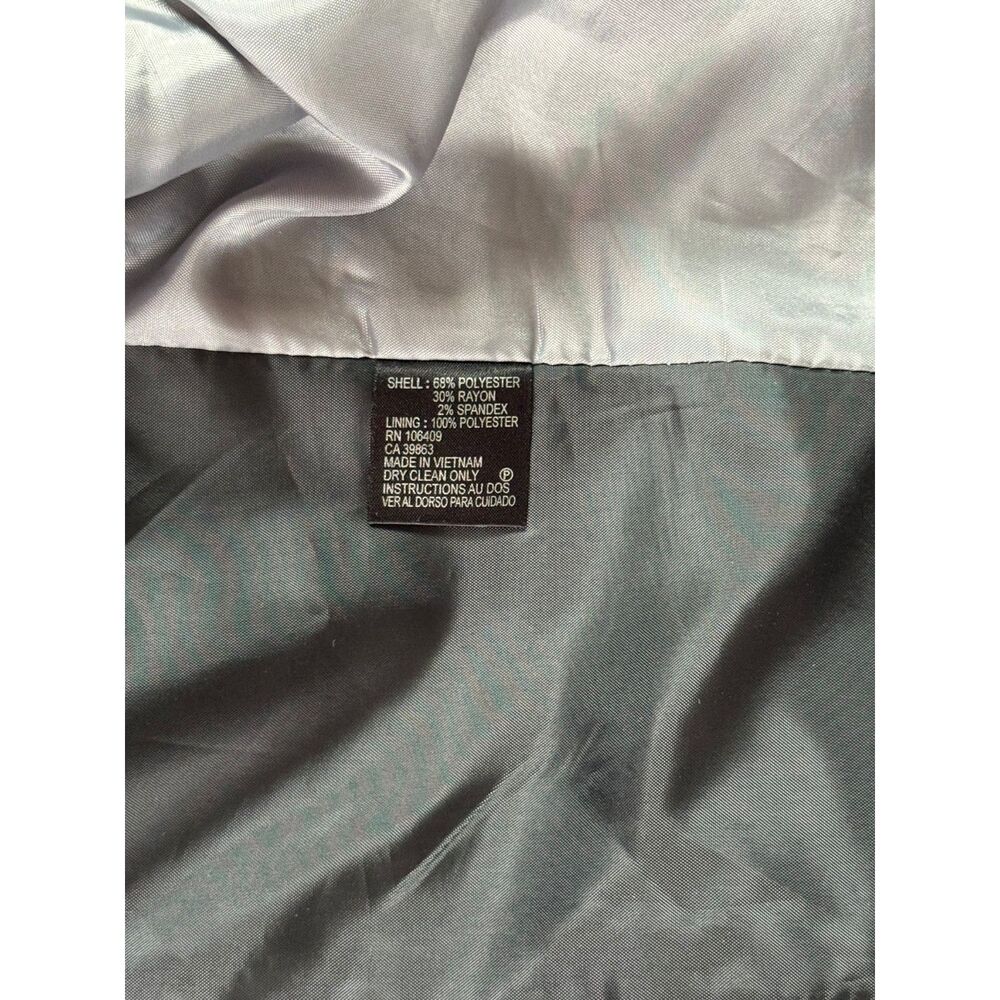 Tahari Arthur S Levine Black Pinstripe Tailored Career Blazer Jacket Size 4 - Picture 8 of 10
